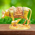 Brass Cow With Calf Statue 1.525kg